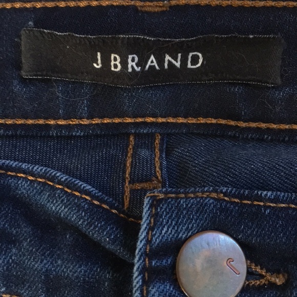 J Brand Dark Mid Rise Jeans - Picture 4 of 10